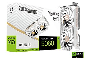 PLACA DE VIDEO RTX 5060 TWIN EDGE OC WHITE EDITION ZOTAC GAMING GEFORCE ZT-B50600Q-10M