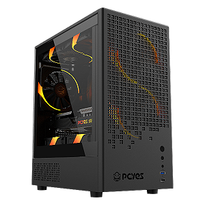 GABINETE GAMER PCYES OZARA BLACK VULCAN - GOZRBV