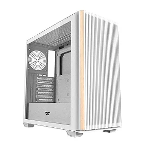 Gabinete Gamer Darkflash DS900WS ATX Lateral em Vidro Branco