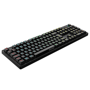 TECLADO MECANICO 100% PCYES ZECKY BLACK VULCAN - SWITCH RED - LED RAINBOW- PTZKBVRD
