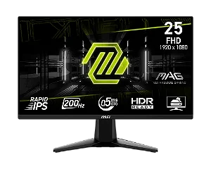 MONITOR 24.5" MSI MAG 255F E20 LED FULL HD 1920X1080 200HZ 0.5MS 9S6-3BC21M-046