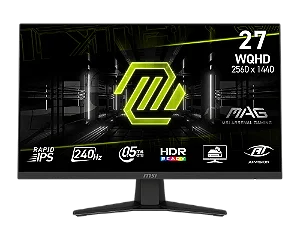 MONITOR 27'' MSI MAG 274QF X24 WQHD 2560X1440 240HZ 0.5MS 9S6-3CE41H-020