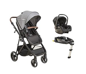 Carrinho Cosmos com Bebê Conforto e Base Isofix