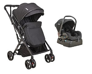 Carrinho Vox II com Bebê Conforto e Base Veicular