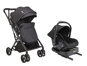 Carrinho Vox II com Bebê Conforto Colinho e Base Veicular Isofit