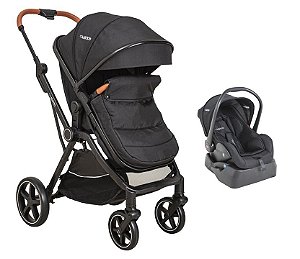 Carrinho Nomad com Bebê Conforto  e Base Veicular