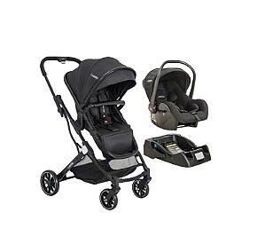 Carrinho Zig Zag com Bebê Conforto e Base Veicular