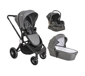 Carrinho Sunny com Bebê Conforto e Base Veicular