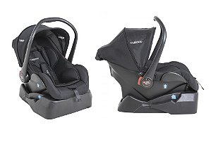 KIt com 2  Bebês Confortos Casulo Click com 2 Bases para auto