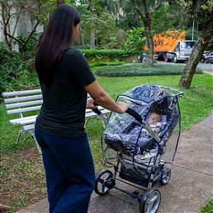 Capa de chuva para carrinho Drops