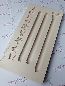 Molde Caneta com pingentes