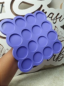 Molde circulo 4cm 16 cavidades