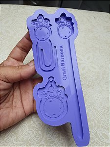 Molde caneta, clip e chaveiro Principe