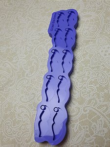 Molde  de silicone bigode pingente