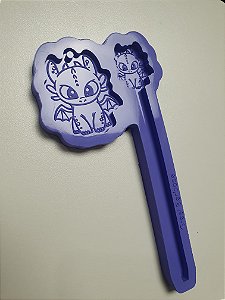Molde caneta dragão