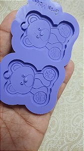 Molde urso 4,5cm/ 3,8cm