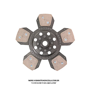 DISCO DE EMBREAGEM SPLIT 329MM 5 FACE SEM MOLAS TRATOR MASSEY FERGUSON  283/290/292/297/299/610/620/630/650/9110/9130