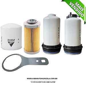 KIT FILTRO MOTOR TRATOR  MF 6711/6712/6713/6714