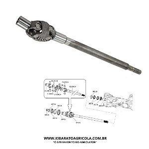 ARTICULAÇÃO TRAÇÃO ZF 3035 MF/VT