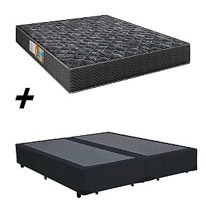 Cama Box Bipartido Casal + Colchão Portobel Verona D28 54x138x188