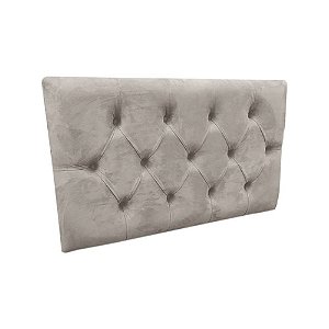 Cabeceira Sonho Paris Solteiro 90cm Painel Em Couro Sintético Bege