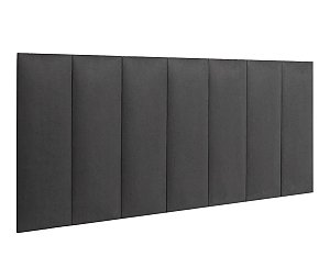 Cabeceira Modular Sonho Queen 60x160 Em Suede Cinza