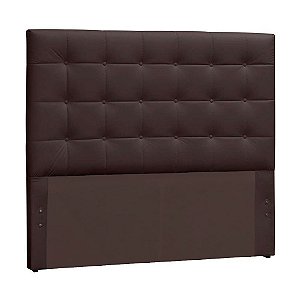 Cabeceira Sonho Clean Queen 1,60m Em Corino Marrom