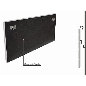 Cabeceira Sonho Line Queen 1,60m Painel Em Suede Cinza