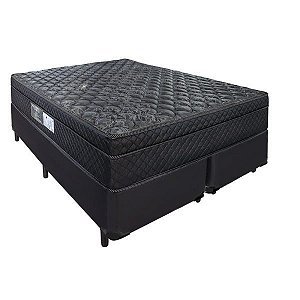 Cama Box Bipartido Casal Colch o Portobel De Mola Arezzo Black