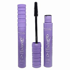 Máscara para Cílios Preta Flower 02 Alonga com Visual Natural Max Love