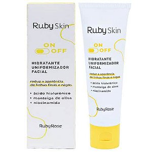 Hidratante Uniformizador Facial Ruby Skin ON+OFF Ruby Rose HB-408