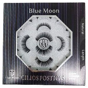 Cílios Postiços com 07 Pares Blue Moon BM1014-2