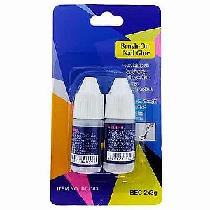 Cola para Unhas Postiças com 2 Unidades Nail Glue JS-104