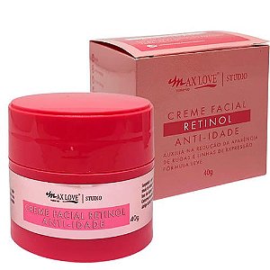 Creme Facial Retinol Anti-Idade Max Love