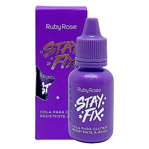 Cola para Glitter 10ml Stay Fix Ruby Rose HB-584