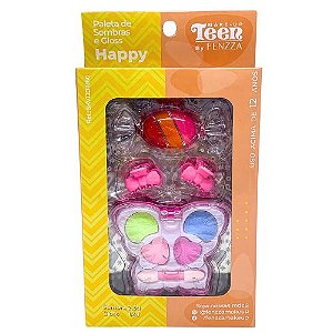 Paleta de Sombras e Gloss Happy Teen Fenzza SKV12011160