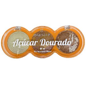 Paleta de Iluminador Açúcar Dourado Mia Make 428