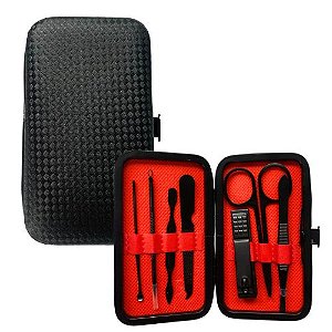 Kit Estojo 7 Peças Manicure MJ047
