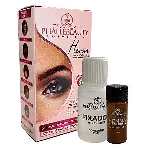 Henna para Sobrancelha Castanho Claro Phállebeauty PH0596
