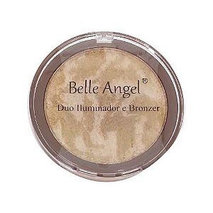 Duo Iluminador e Bronzer Belle Angel B025