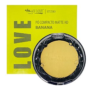 Pó Compacto Banana Matte HD 34 Max Love