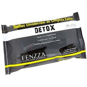 Toalhas Umedecidas de Limpeza Facial Detox Fenzza FZ51013