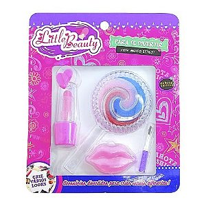 Brinquedo Infantil Kit Maquiagem para Boneca Fashion Girl WZ151463