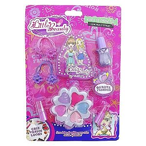 Brinquedo Infantil Kit Maquiagem para Boneca Little Beauty Trevo BAR-21101