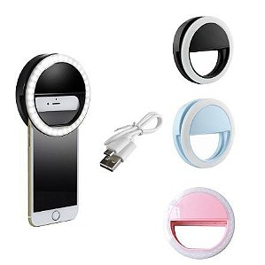 Luz de Selfie Ring Light Flash Anel Led XJ-01/SG-11