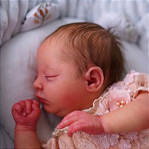 KIT BABY - REALBORN CLAUDIA SLEEPING - MATERIAL REBORN - TUDO PARA REBORN