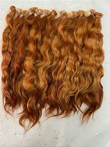 MOHAIR ANGORA PREMIUM - TABACO CURLY - PACOTE DE CABELO ANGORA COM APROX 12 GR  - MATERIAL REBORN - TUDO PARA REBORN