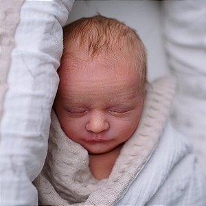 KIT BABY - REALBORN JAMES SLEEPING - MATERIAL REBORN - TUDO PARA REBORN