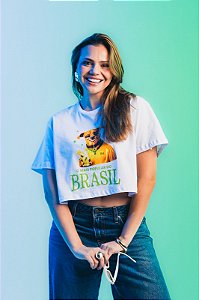 CROPPED "CARAMELO" BRANCO