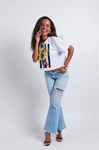 CROPPED "PAPAGAIO" BRANCO